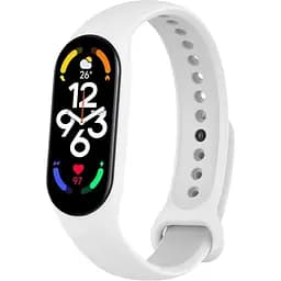 Силіконовий ремінець BeCover для Xiaomi Mi Smart Band 7 White (707486)