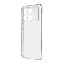 Прозрачный чехол для Xiaomi Poco X6 Pro 5G с защитой камеры, тонкий, силиконовый, бесцветный, ударостойкий, противоударный бампер c закрытой камерой, ArmorStandart (ARM73376)