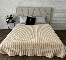 Простыня цвета Бежевый мягкая универсальная простыня 200 x 230 см для кровати