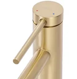 Змішувач для умивальника Rea Foss gold brushed високий (REA-B5319) - мініатюра 4