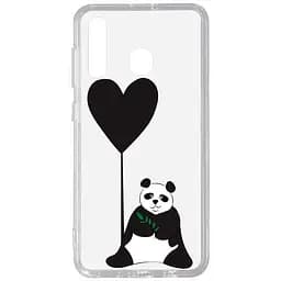 Чохол-накладка Toto Acrylic+TPU Print Case Samsung Galaxy A20/A30 #53 Panda B Transparent