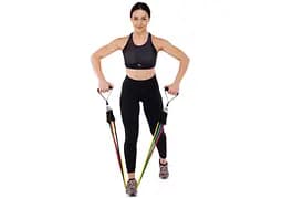 Набір гумових джгутів-еспандерів EasyFit Бубновського для фітнесу та реабілітації з 5 шт. (EF-6333) - мініатюра 5