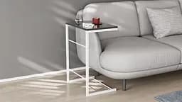 Столик Террі 650x440x330 Білий метал ДСП Сосна Кембра 16мм FRD-104657