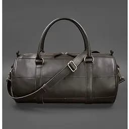 Шкіряна сумка Harper темно-коричнева краст