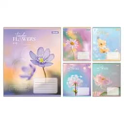 Тетради ученические 96 листов линия 1B Tender Flowers, 5 шт. в упаковке