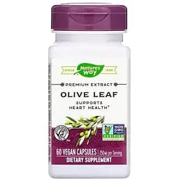 Екстракт листя оливи Nature's Way Olive Leaf преміум-клас 250 мг 60 капсул