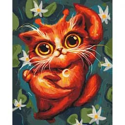 Картина по номерам Brushme Котик Рак ©Марианна Пащук 40x50 см