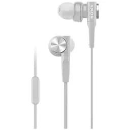 Наушники Sony с микрофоном MDR-XB55AP White