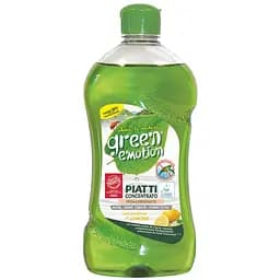 Гипоаллергенное средство для мытья посуды Green Emotion Concentrato Piatti Limone 500 мл