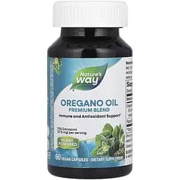 Олія орегано Nature's Way Oregano Oil Premium Blend, 60 вегакапсул для підтримки імунної системи