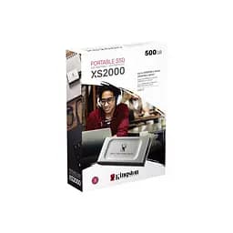 Портативний SSD Kingston XS2000 BOC 500GB USB 3. 2 Gen2 (2x2) Type-C 3D NAND - мініатюра 3