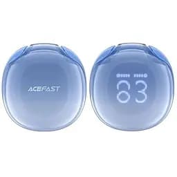 Бездротові навушники Acefast T9 Crystal (Air) color bluetooth earbuds блакитні - мініатюра 3