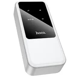 Портативний модем WiFi роутер Hoco HI42 150Mbps (SIM) 2000 mAh White - мініатюра 4