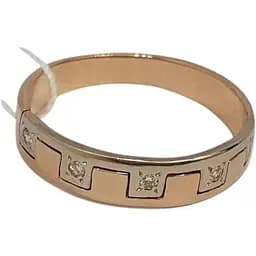 Золота обручка Гаразд з діамантами. 3021077 17 19,5