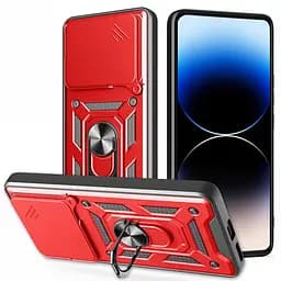 Чохол Ummi Camshield Serge Ring для Xiaomi Poco F7 Червоний / Red - мініатюра 2