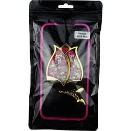 Чохол-накладка Toto TPU Case Decorative Stones IPhone 6 Plus/6S Plus Rose Flower Pink - мініатюра 2