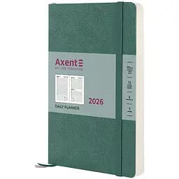 Щоденник Axent 2026 Partner Soft Skin 145х210 мм сіро-лазурний (8810-26-48-A)