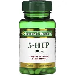 Гідрокситриптофан Nature's Bounty 5-HTP 100 мг 60 капсул