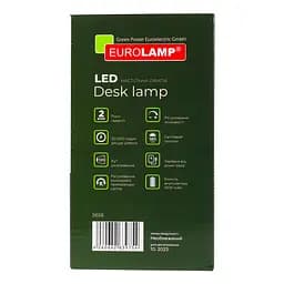 Настільна лампа Eurolamp LED SMART з акумулятором 3W 2800-6500K dimmable USB Type-C біла (LED-TLB-3W(white)USB) - мініатюра 3