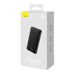 Портативний акумулятор Baseus Airpow 10000 mAh 20W зовнішня батарея з кабелем USB-C (PPQD090001) - мініатюра 2