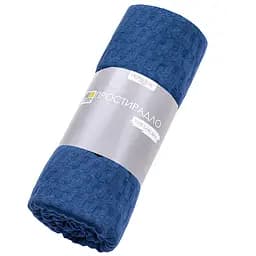 Простыня вафельная Home Line 200х160 см темно-синяя (190678)