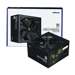 Блок живлення Zalman Decamax (600W) 85%, 80 Plus, 120мм, 1xMB 24pin(20+4), 1xCPU 8pin(4+4), 3xMolex, 6xSATA, 2xPCIe 8pin(6+2) - мініатюра 7