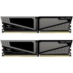Пам'ять 8Gb x 2 (16Gb Kit) DDR4, 2666 MHz, T-Force Vulcan, Gray Team teh0023965