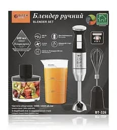 Занурювальний блендер Bitek BT-326 для дому 800Вт Чорний/Сірий - мініатюра 6