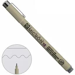 Лінер Pigma Micron (10) 0.6 мм Сірий Sakura