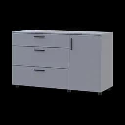 Комод Doros Торн Сірий 3Ш/1Д 135х51.6х80 (41510183) - мініатюра 5
