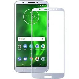 Захисне скло Mocolo 3D Full Cover Tempered Glass Moto G6 Plus White