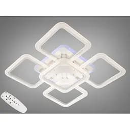 Люстра Linisoln 5588-4+1 WH LED-3 LED з пультом, біла, 3 режими освітлення, 105 Вт - мініатюра 2