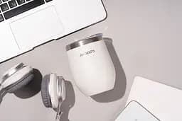Термокухоль Ardesto Compact Mug 350 мл білий - мініатюра 2