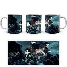 Кухоль GeekLand Kimetsu no Yaiba Клинок, який знищує демонів Танджиро Незуко KY 002.04 330 мл білий - мініатюра 4