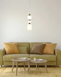 Підвісний світильник, люстра Italux PND-94981V-3A-GD Evans LED 1x19W 3000K 2200Lm IP20 золотий - мініатюра 2