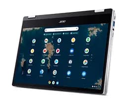 Ноутбук Acer Chromebook Spin CP314-1HN 14' FHD IPS, Intel C N4500, 8GB, F128GB, UMA, ChromeOS, сріблястий (NX.AZ3EU.002) - мініатюра 5