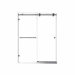 Двері в нішу Koer SR SD06-140x220-TR-07 прозоре скло Easy Clean 8 мм, graphite KR5369, універсальні, прозорий, графіт - мініатюра 10