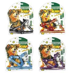 Набір шлея і повідець для собак TatraPet Benny в асортименті 1.5 х 35-50 x 120 см