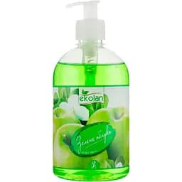 Мило рідке Ekolan Зелене яблоко з дозатором 500 мл