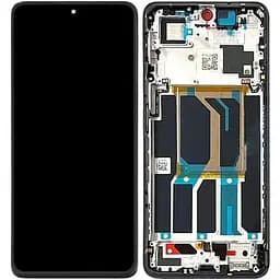 Дисплей OnePlus Nord 3 чорний, Amoled, PRC, з рамкою, Tempest Gray