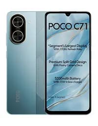 Смартфон POCO C71 4/128GB Blue EU (adapter) - мініатюра 1