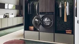 Пральна машина Haier фронтальна, 9кг, 1400, A+++, 60см, дисплей, пара, інвертор, люк чорний, прямий привод, сріблястий (HW90-B14939S8) - мініатюра 10