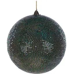 Прикраса декоративна Elendekor куля 15 см зелена (877-112)
