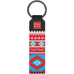 Брелок Waudog Design Етно, шкіра, 9,5х2см, чорний