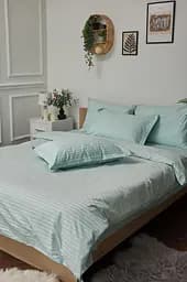 Комплект постельного белья Moon&Star Детский 110x140 см наволочки 2x40x60 см Stripe Mint Satin Stripe