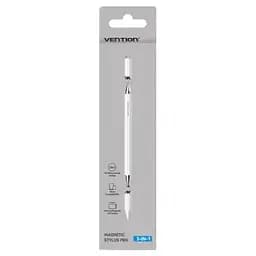 Стилус Vention 3-in-1 Magnetic Stylus Pen White Aluminum Alloy Type (KQLW0) - мініатюра 3