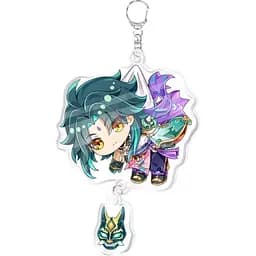 Брелок Genshin Impact Xiao акриловий 5 см