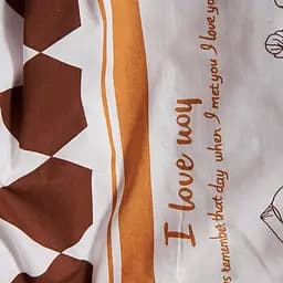 Комплект постільної білизни Moon&Star Бязь Gold Люкс Heart Patch двоспальні 175х210 наволочки 4х50х70 - мініатюра 8