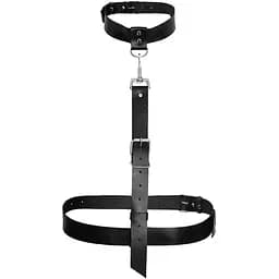 Сексуальна портупея із натуральної шкіри Art of Sex - Heidi, XS-2XL