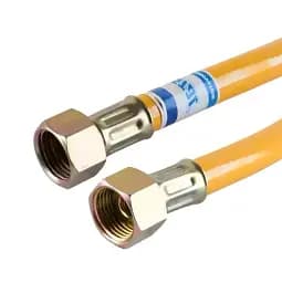 Шланг для підключення газу Waterstal ПВХ 1/2"x1/2" ВВ 40 см 30412